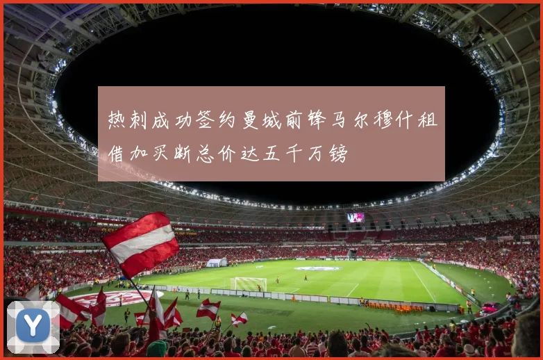 热刺成功签约曼城前锋马尔穆什租借加买断总价达五千万镑